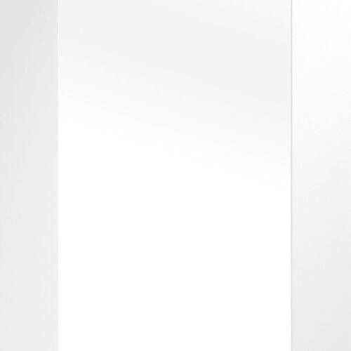 Internal White Primed Pattern 10 Fire Door with Clear Glass