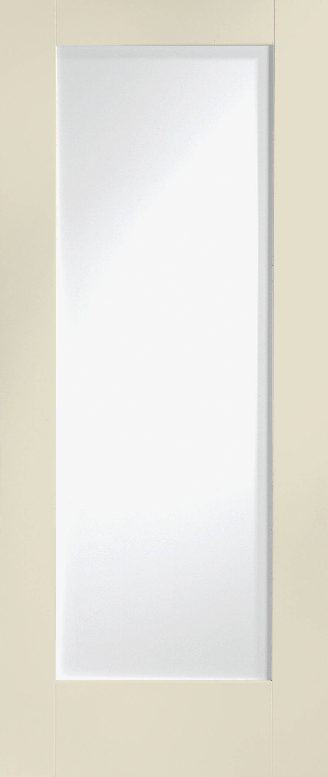 Internal White Primed Pattern 10 Fire Door with Clear Glass – 1981 x 686 x 44 mm, Chantilly