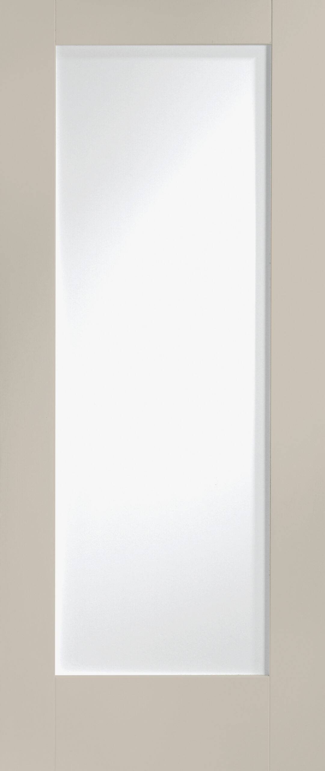 Internal White Primed Pattern 10 Fire Door with Clear Glass – 1981 x 762 x 44 mm, Isabella