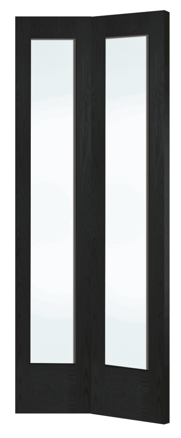 Internal Oak Pattern 10 Bi-Fold with Clear Glass - Image 4