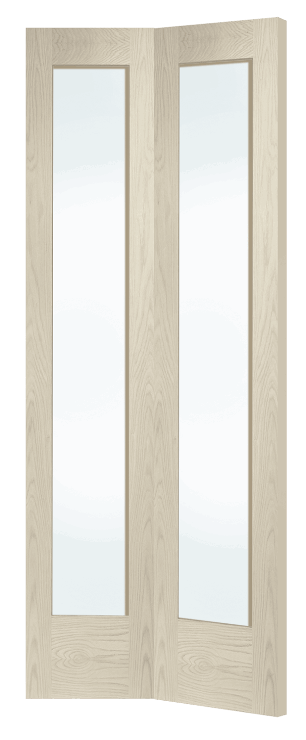 Internal Oak Pattern 10 Bi-Fold with Clear Glass - Image 5