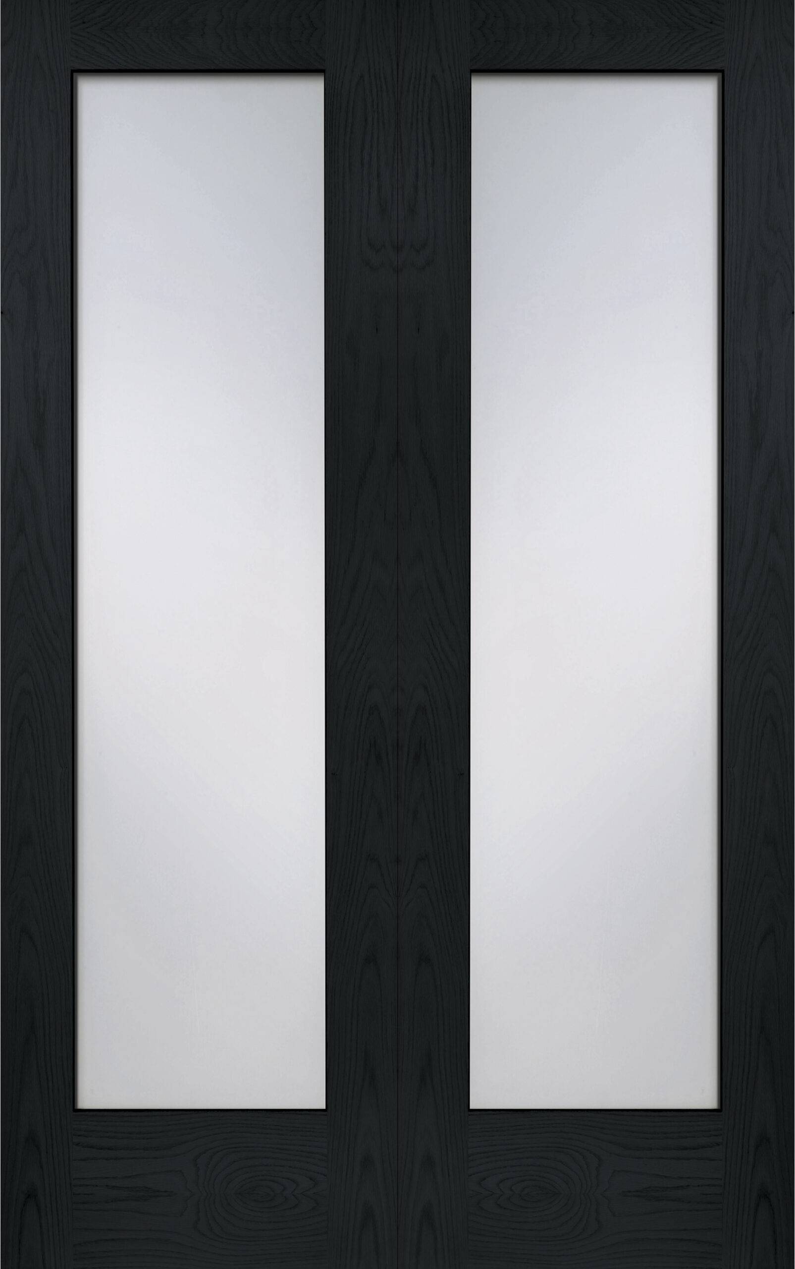 Internal Oak Pattern 10 Door Pair with Obscure Glass – Americano, 1981 x 1168 x 40 mm