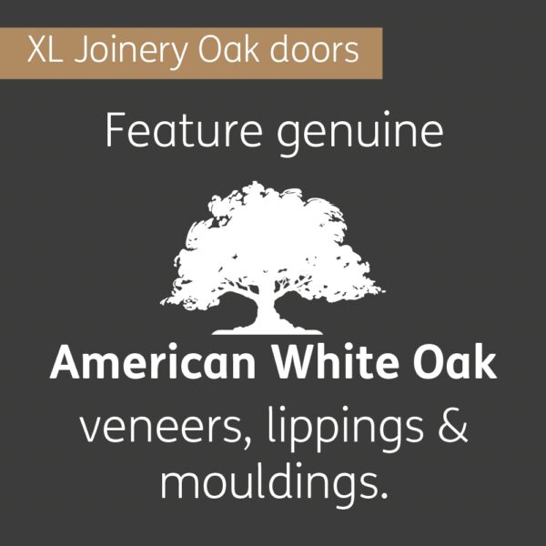 Internal Oak Shaker 4 Panel Door with Clear Glass - Image 14