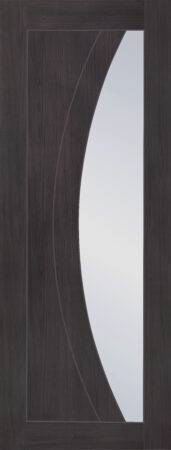 Internal Laminate Umber Grey Salerno with Clear Glass