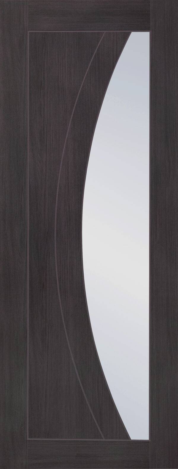 Internal Laminate Umber Grey Salerno with Clear Glass