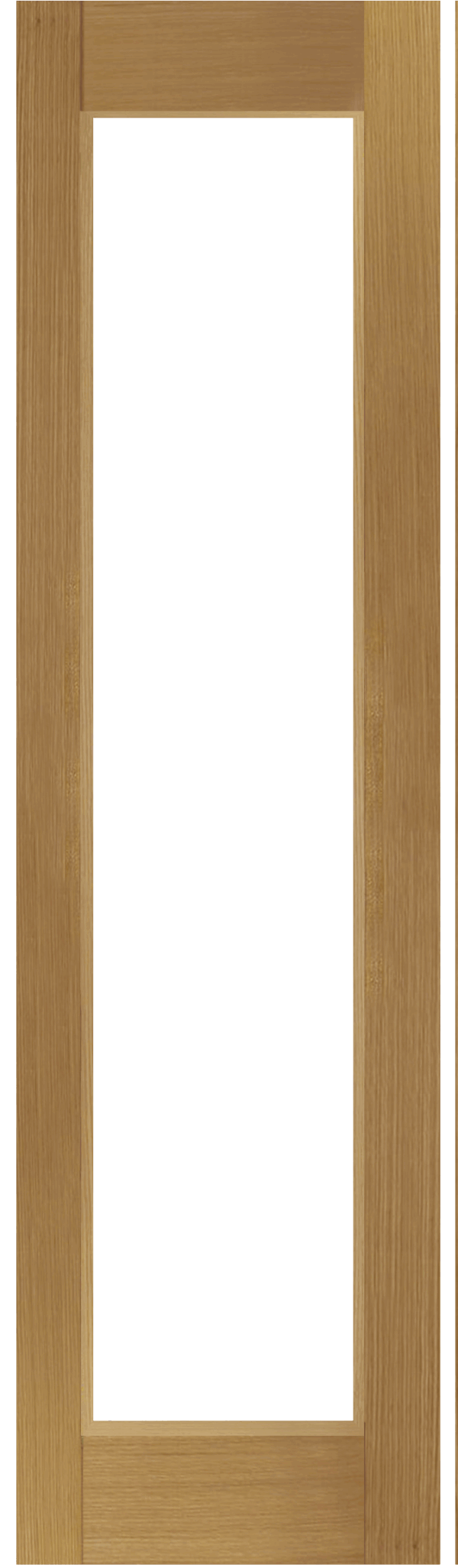 La Porte Pre-Finished Sidelight for External Oak French Doors