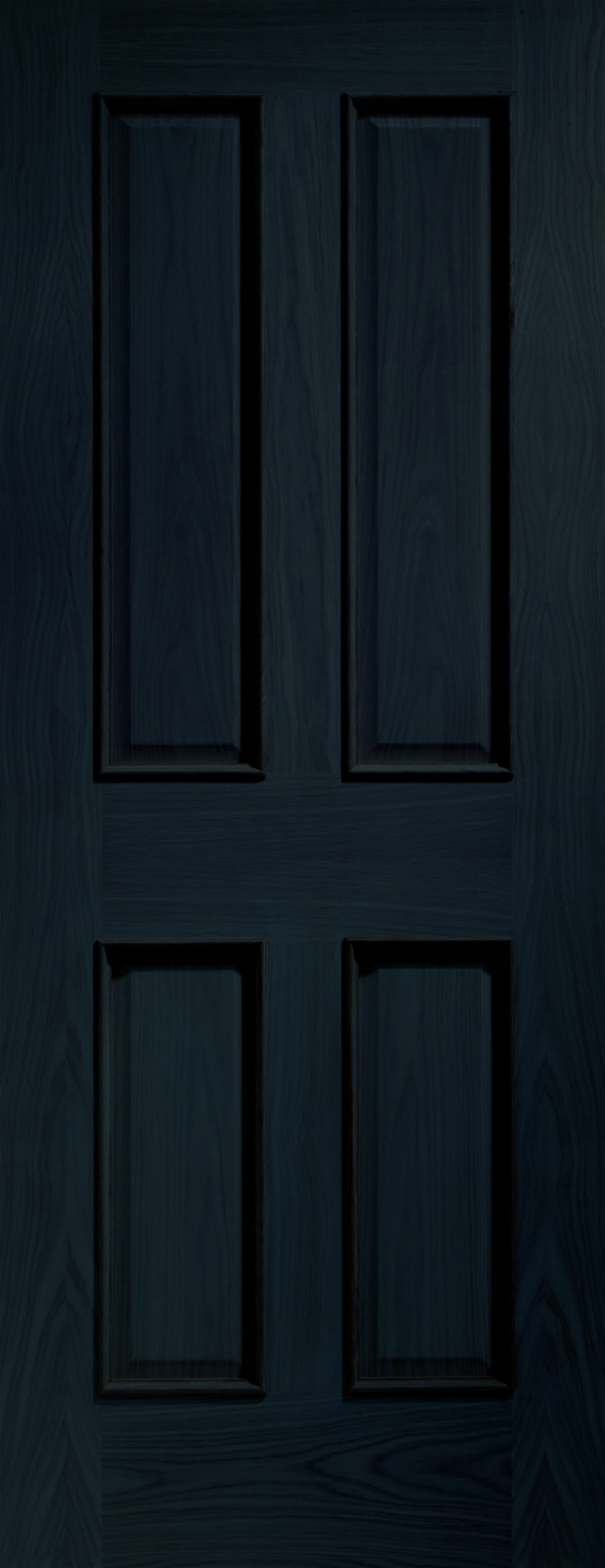 Internal Oak Victorian 4 Panel with Raised Mouldings - Image 6