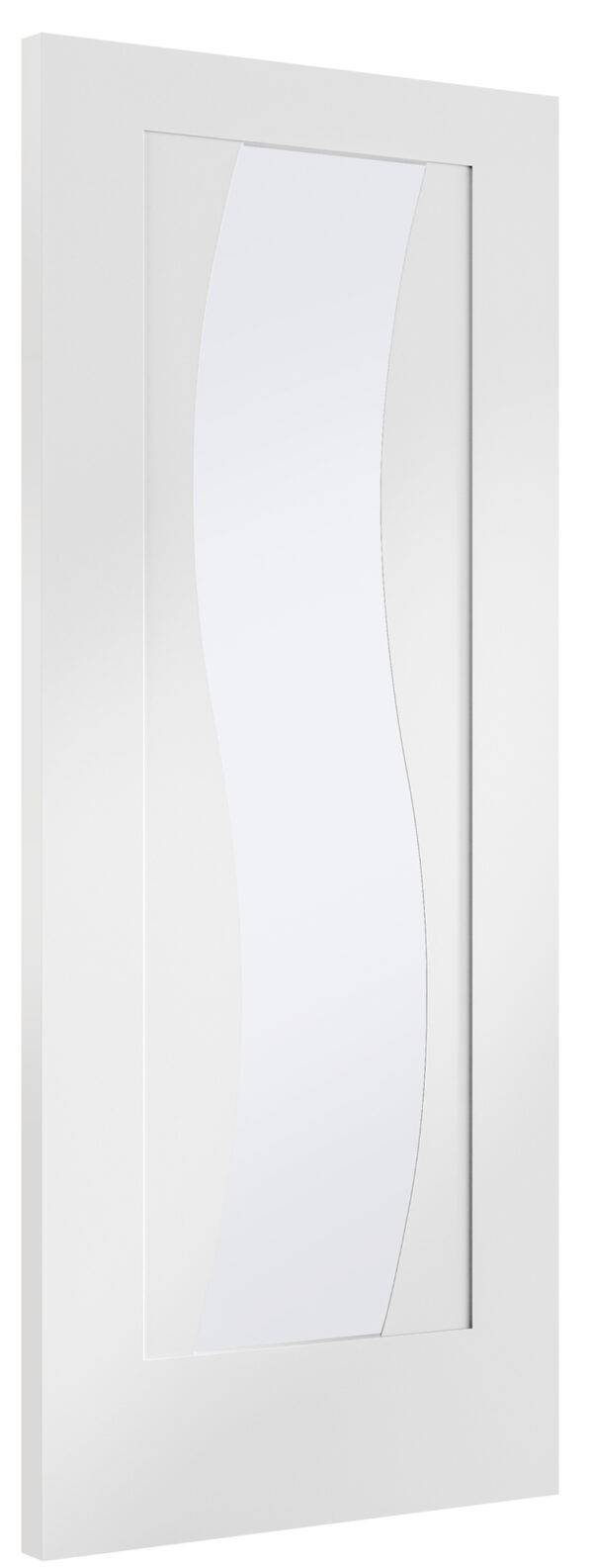 Pre-Finished Internal White Florence Door with Clear Glass - Image 2