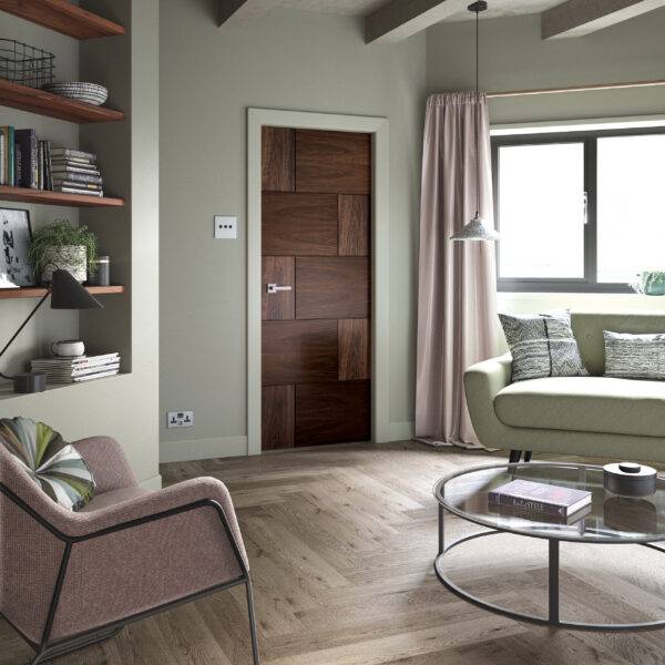 Internal Walnut Pre-Finished Ravenna Door - Image 4