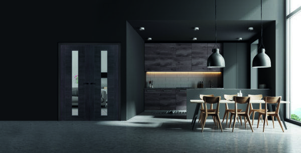 Internal Laminate Umber Grey Forli with Clear Glass - Image 5