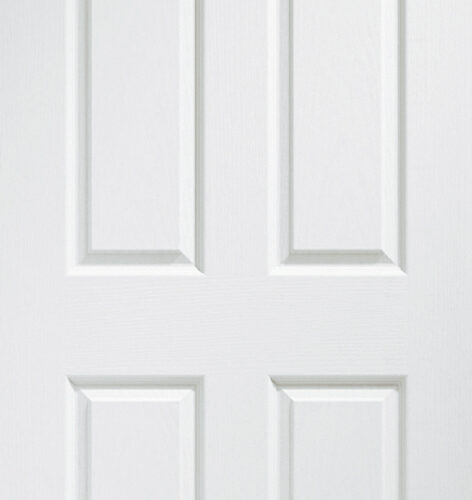 Internal Pre-Finished White Moulded Victorian 4 Panel Door