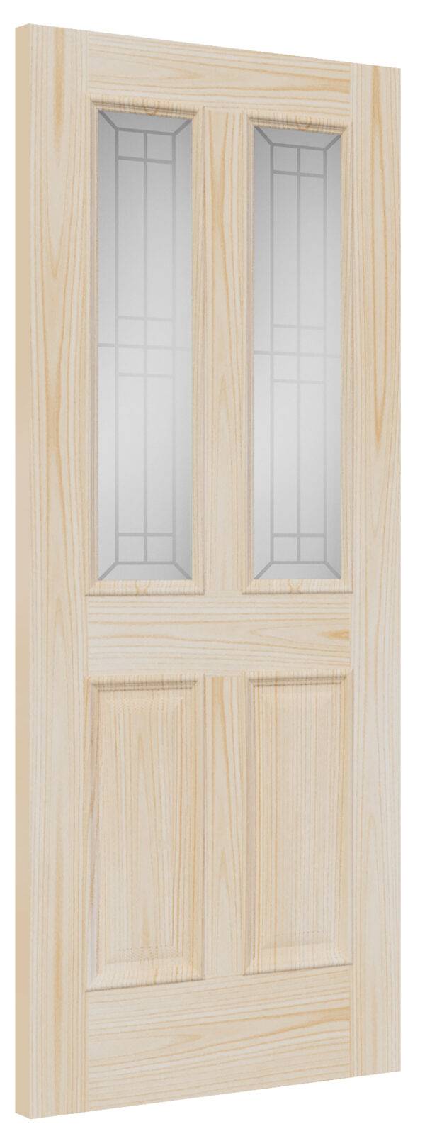 External Accoya Double Glazed Malton with Screen Printed Glass - Image 2