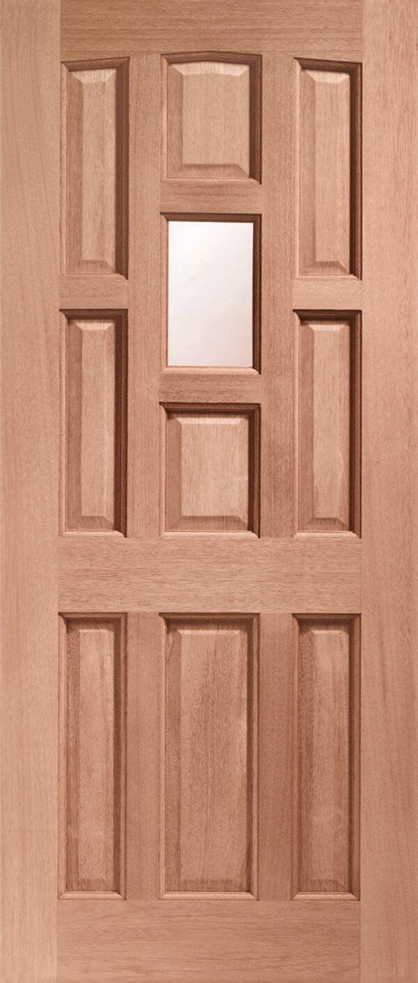 Dowelled Single Glazed York Door with Obscure Glass - Image 4