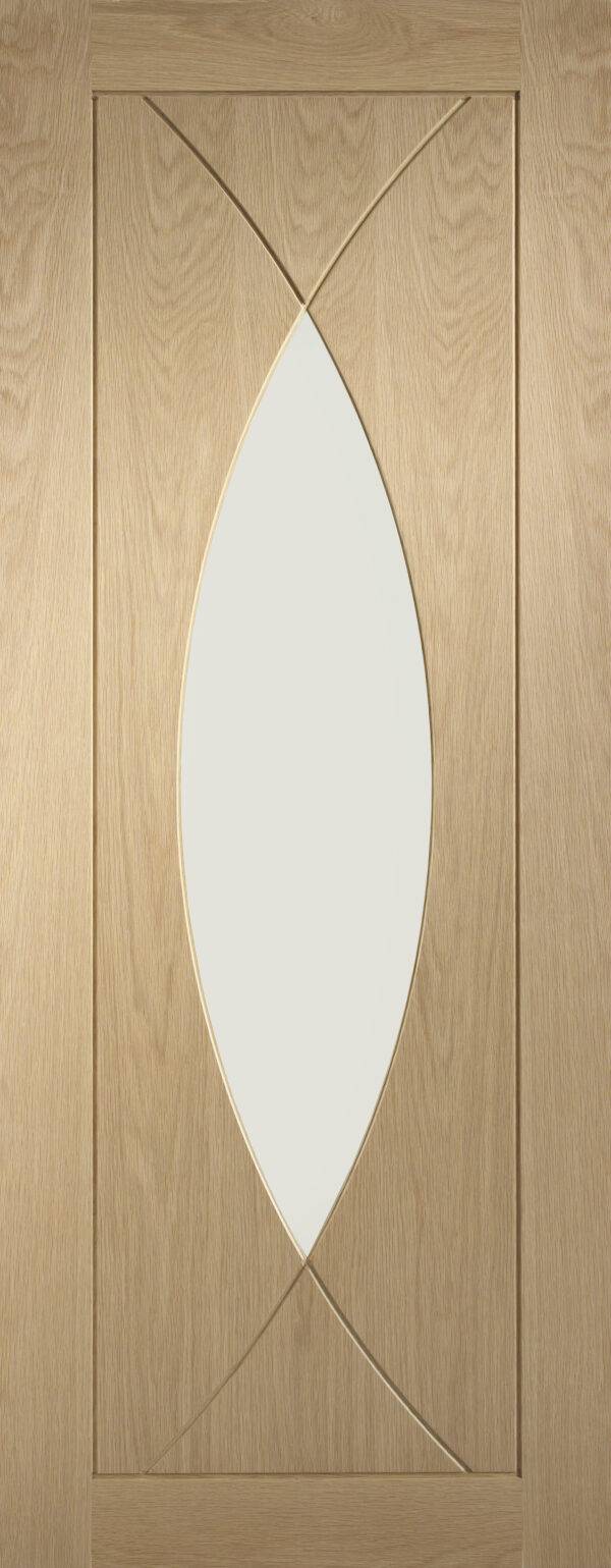 Internal Oak Pesaro with Clear Glass Fire Door - Image 10