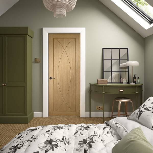 Internal Oak Pesaro Fire Door - Image 3