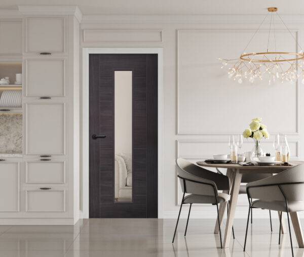 Internal Laminate Umber Grey Palermo with Clear Glass - Image 3