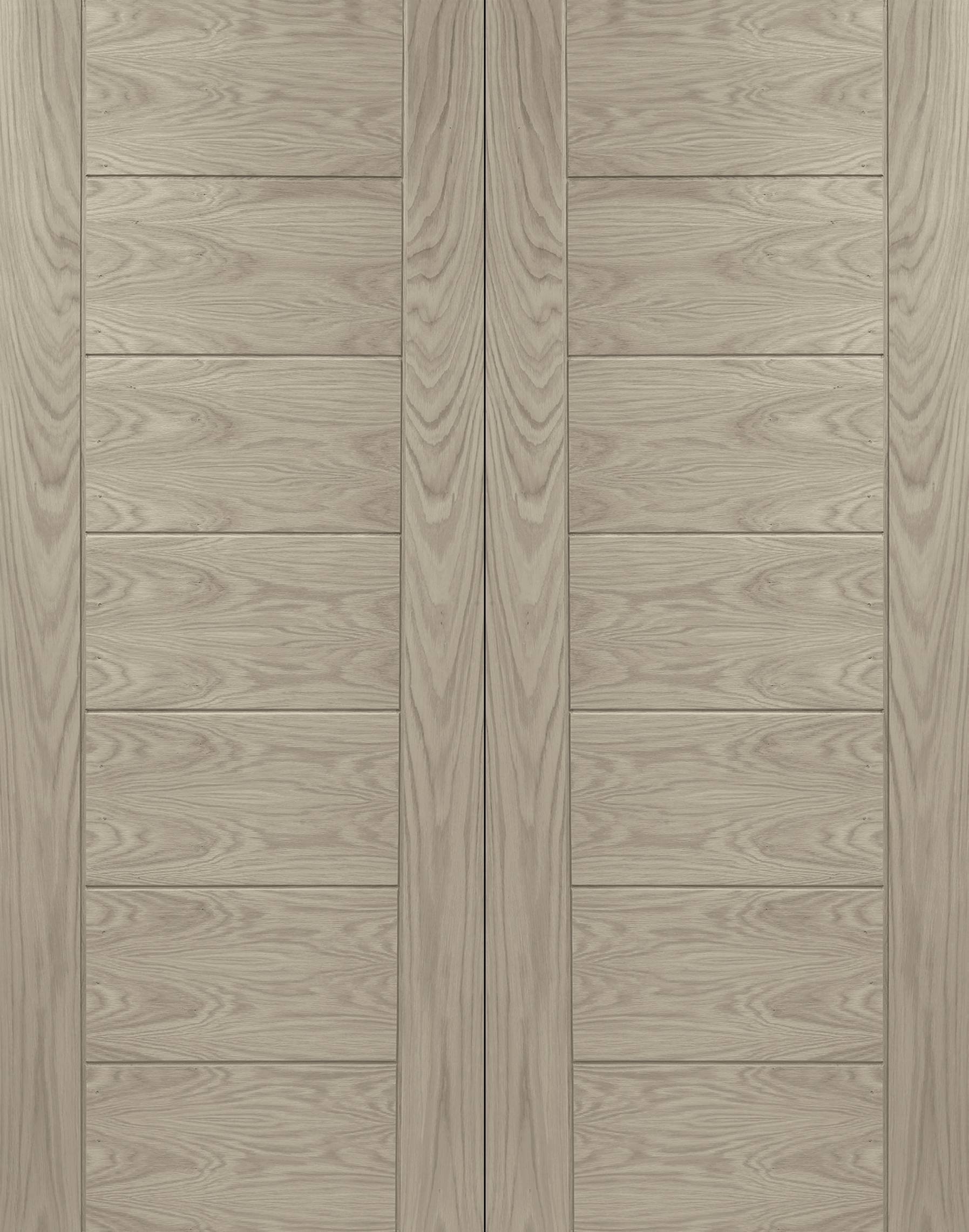 Palermo Internal Oak Rebated Door Pair – Crema, 1981 x 1524 x 40 mm