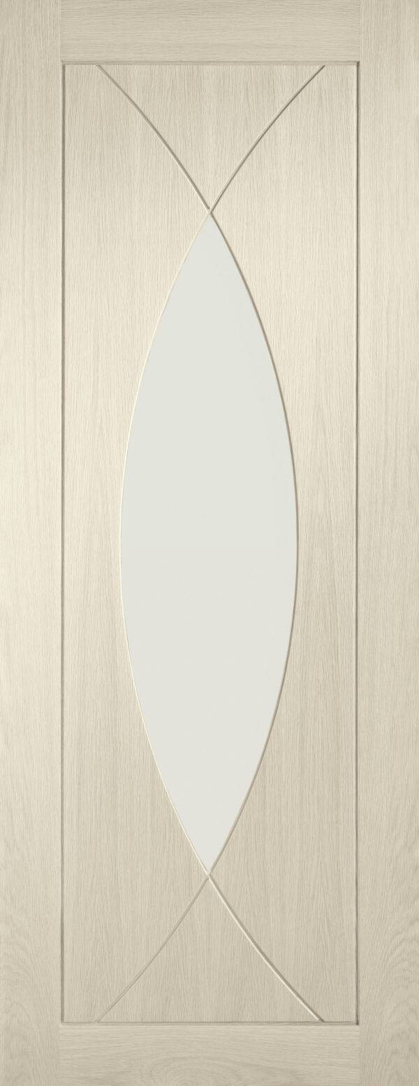 Internal Oak Pesaro with Clear Glass Fire Door - Image 8