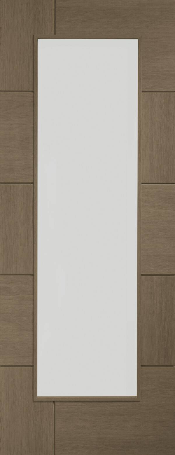 Internal Oak Ravenna Door with Clear Glass - Image 6
