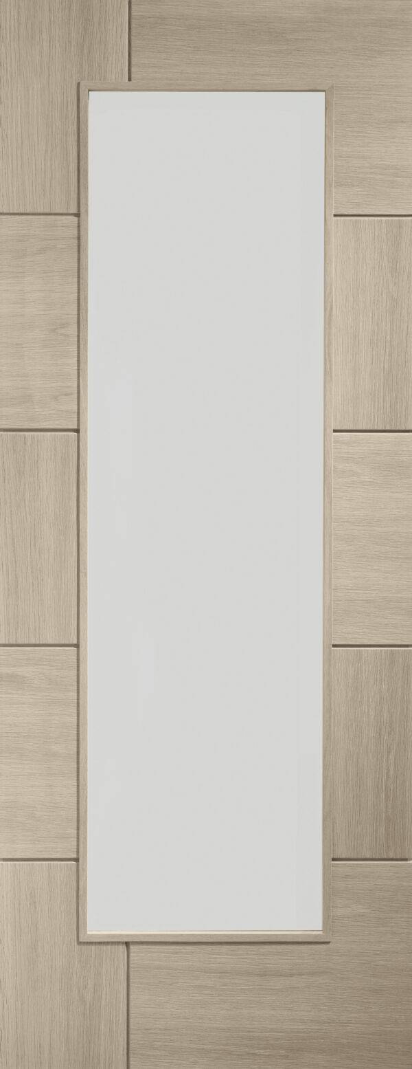 Internal Oak Ravenna Door with Clear Glass - Image 4