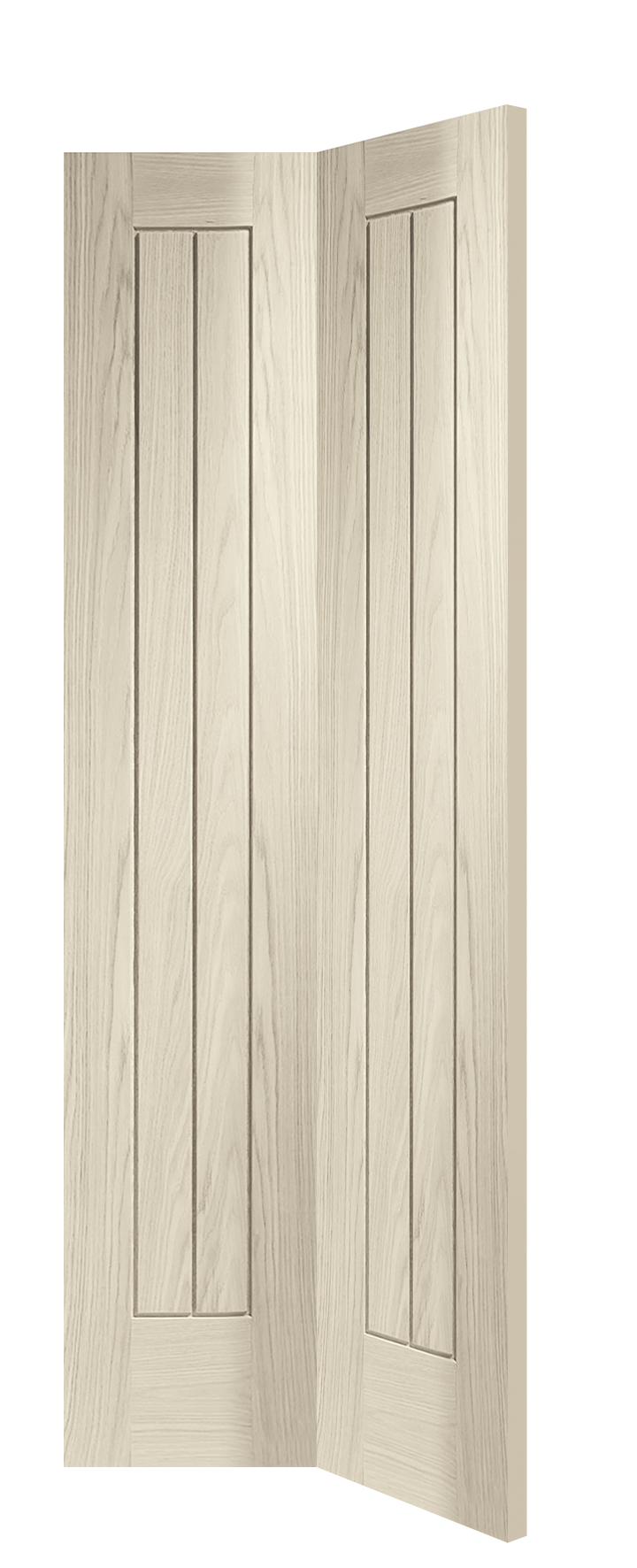 Internal Oak Suffolk Bi-Fold – Blanco, 1981 x 762 x 35 mm