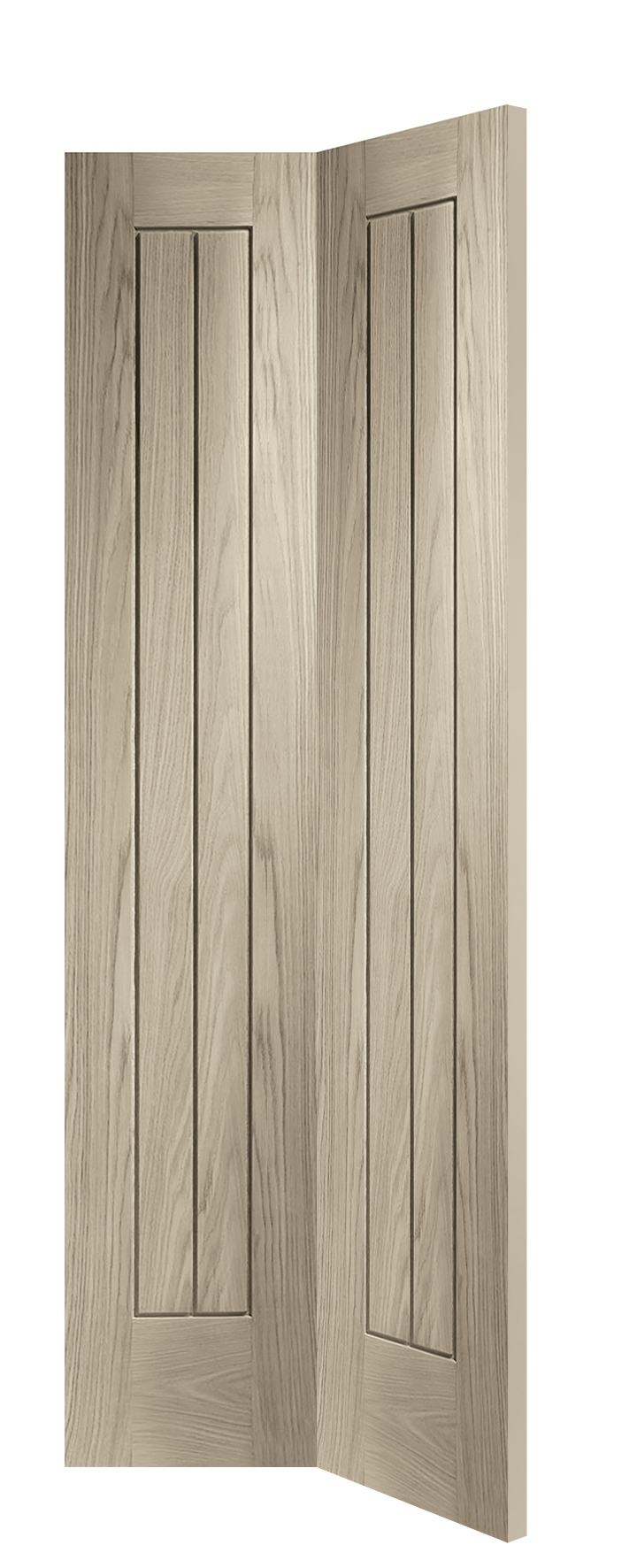 Internal Oak Suffolk Bi-Fold – Crema, 1981 x 686 x 35 mm