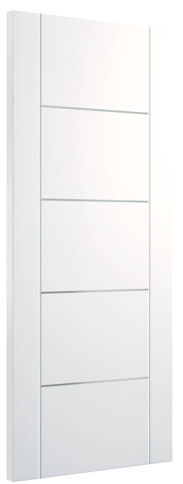 Internal White Pre-Finished Portici Fire Door - Image 2