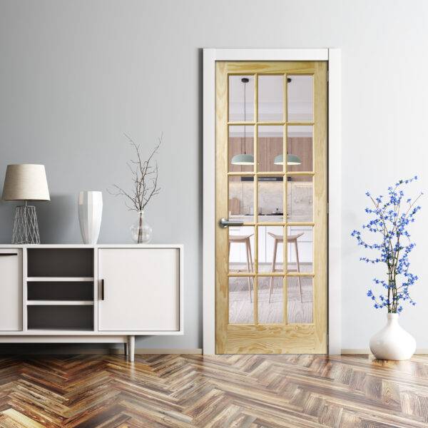 Internal Pine SA77 with Clear Glass - Image 3