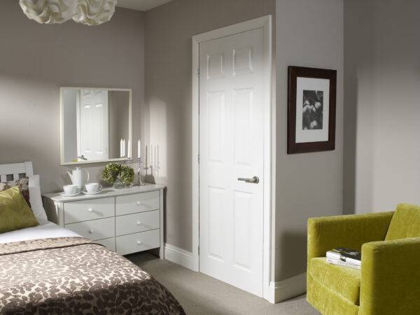 Internal Pre-Finished White Moulded Colonist 6 Panel Door - Image 3