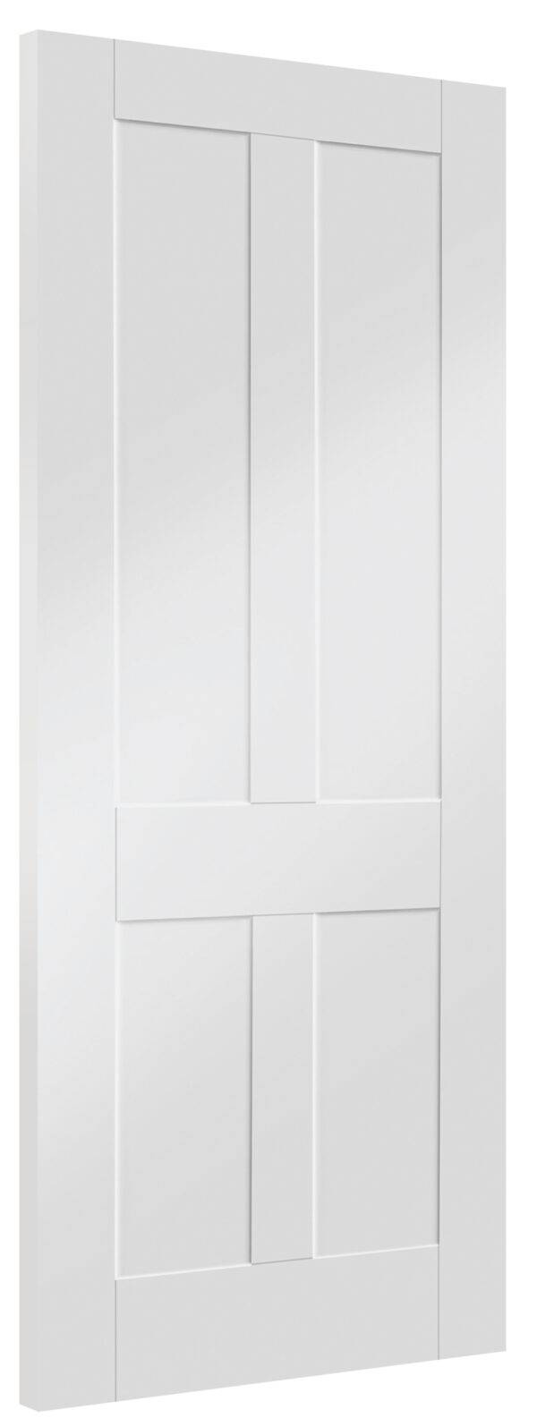 Victorian Shaker Internal White Primed Fire Door - Image 2